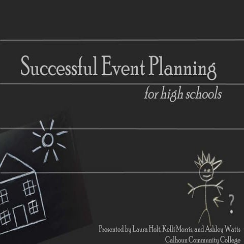 Successful Event Planning for High Schools