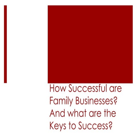 Successful family business