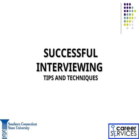 Job Applicant_Successful_interviewing_2011_.ppt