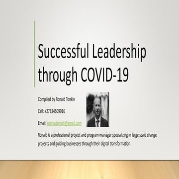 Successful leadership through covid 19