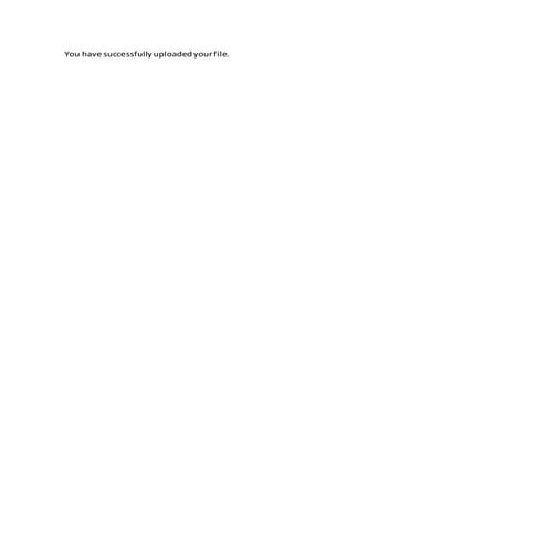 Successfull upload | DOCX