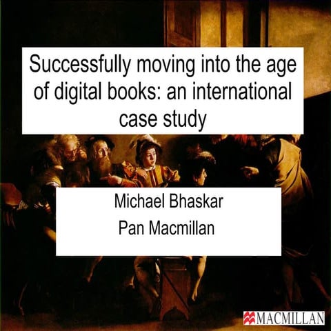 Successfully moving into the age of digital books
