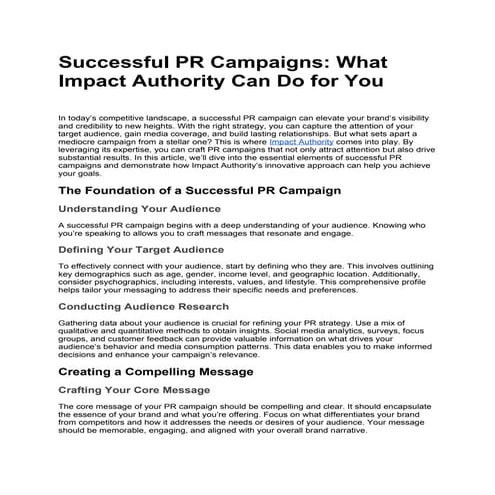 Successful PR Campaigns_ What Impact Authority Can Do for You.docx