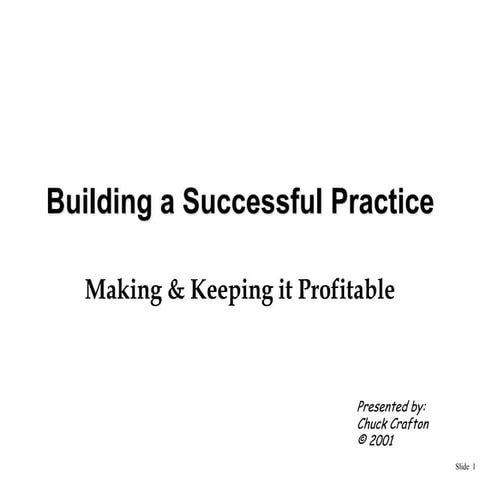 Successful Professional Services Practice