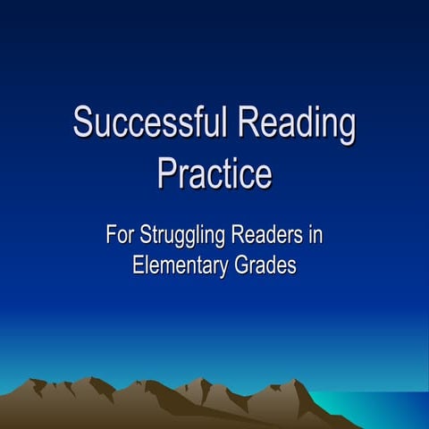 Successful Reading Practice