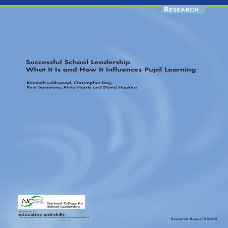 SUCCESSFUL LEADERSHIP STYLES IN EDUCATION PDF visual data 5