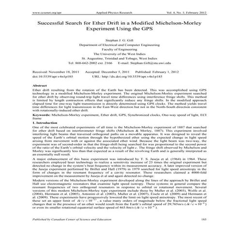 Michelson - Morley Experiment - B.Sc Physics - I Year- Mechanics | PPTX