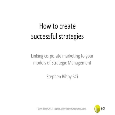 Successful strategies   sales and marketing