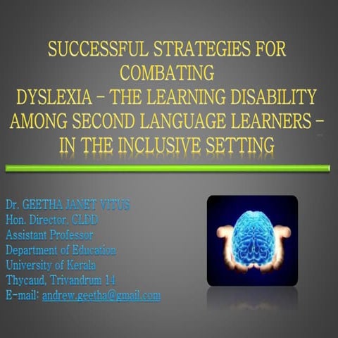Successful strategies for combating dyslexia