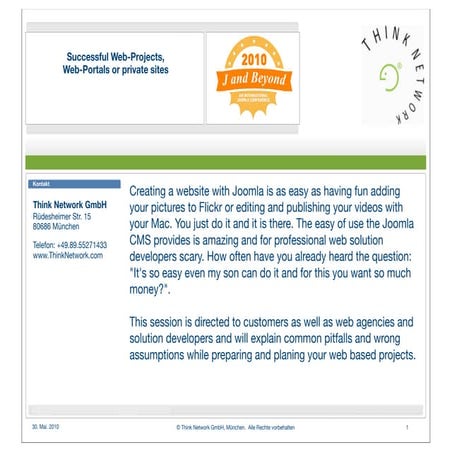 Successful web projects