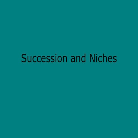 Succession