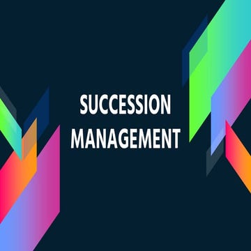 Succession management