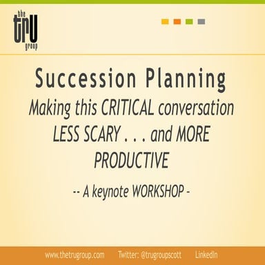 A Perspective Shift: Succession Planning