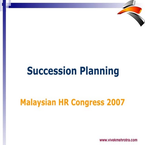 Succession Planning By Vivek