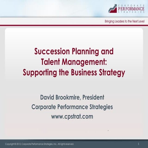 Successful Succession Planning