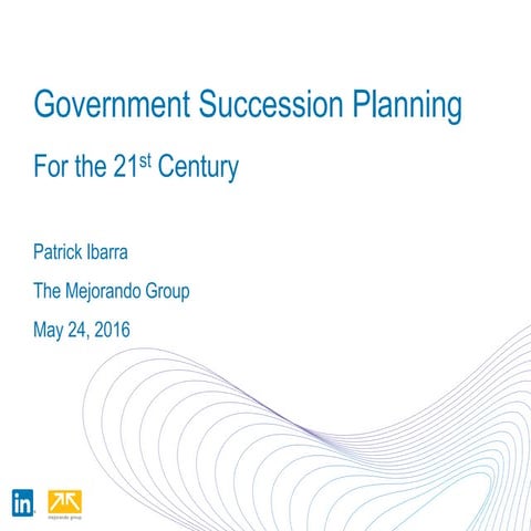 Government Succession Planning for the 21st Century [Webcast]