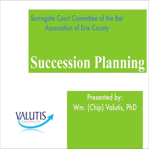 Succession Planning 2013