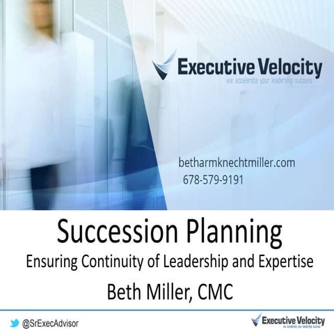 Succession planning workshop 