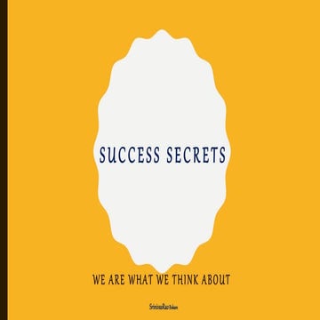 Success secrets