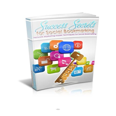 Success secrets for_social_bookmarking