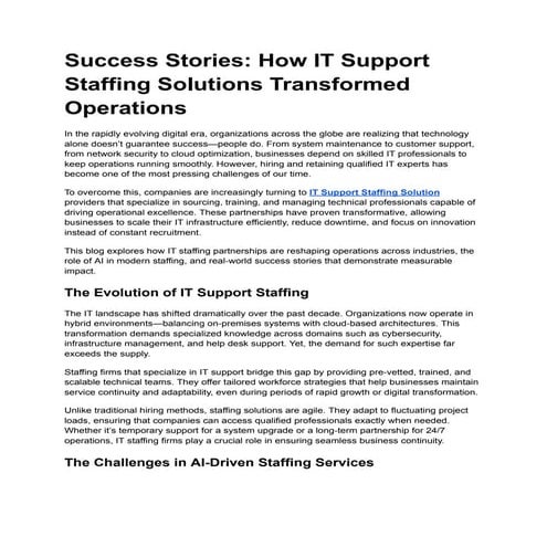 Success Stories_ How IT Support Staffing Solutions Transformed Operations.pdf
