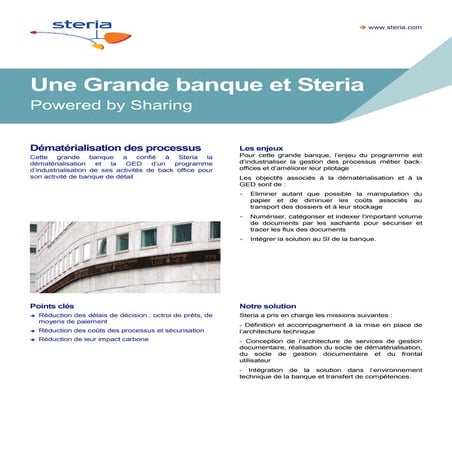 Transactis et Steria | PDF