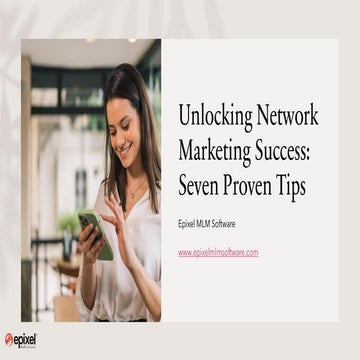 Proven Techniques for Success in Multilevel Marketing