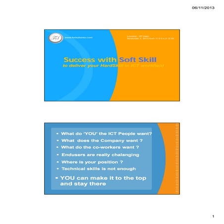 Success with softskill to deliver your hardskill   feri sulianta - st inten