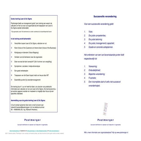 Succesvolleverandering