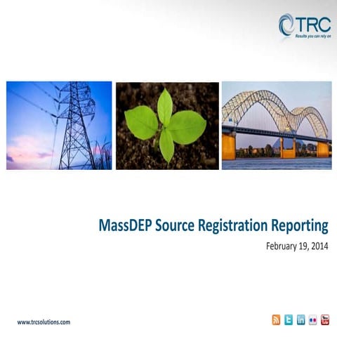 Succes wtih MassDEP Source Registration Reporting