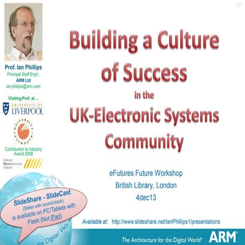 A Sucess Culture for the UK Electronics Systems Community