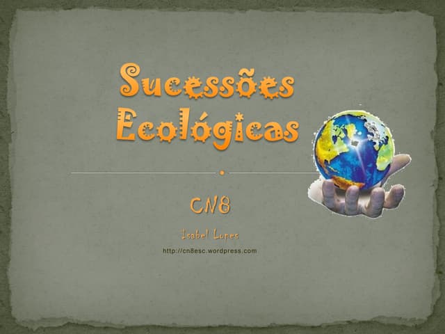 Sucessões ecológicas 8 cn