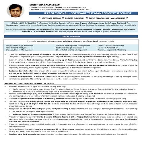 Suchindra cv