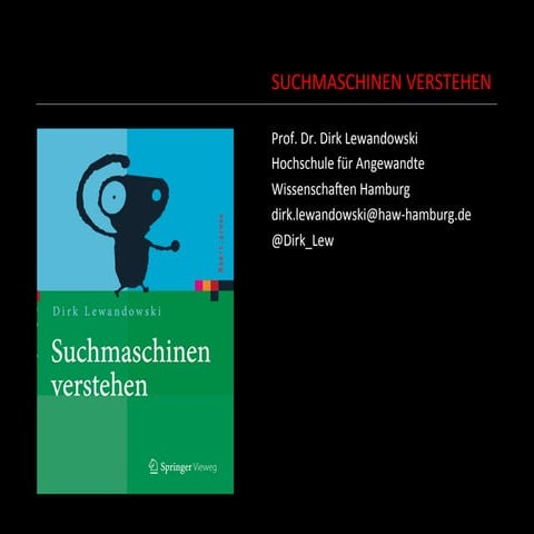 Suchmaschinen verstehen