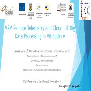 M2M Remote Telemetry and Cloud IoT Big Data Processing in Viticulture