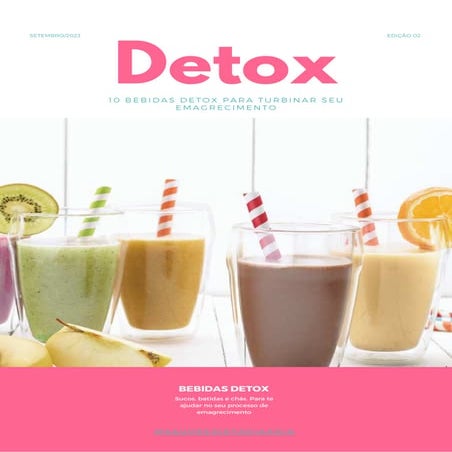 10 Receitas de suco Detox