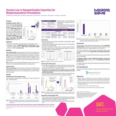 Sucrose low in nanoparticulate impurities for biopharmaceutical formulations
