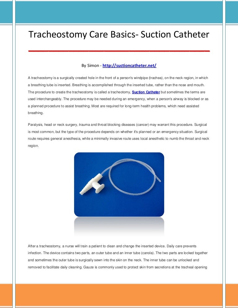 Suction catheter