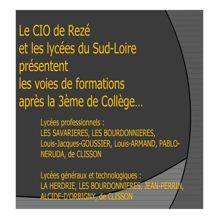 Formations bassin sud loire 2013-2014