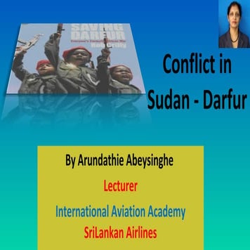 Conflict in Sudan - Darfur