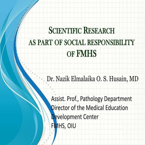 Sudan jms research as part of social resposibilty