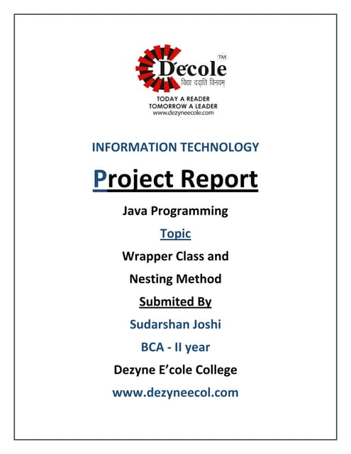 Sudarshan Joshi,BCA 2nd Year 