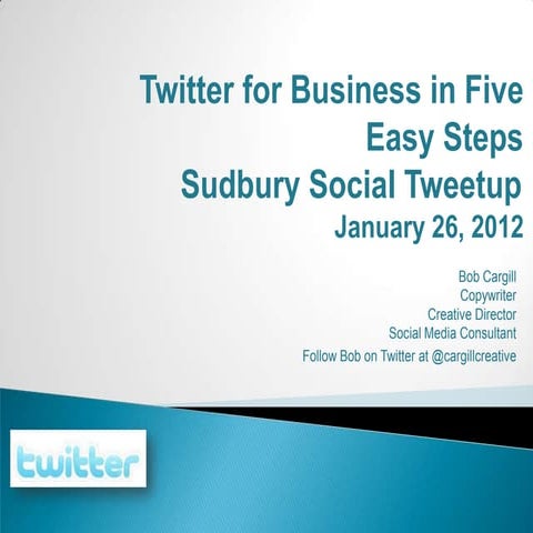 Twitter for Business in Five Easy Steps