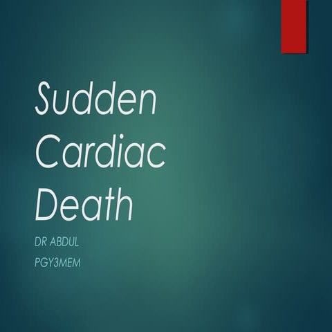 Sudden cardiac-death