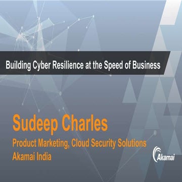 Building Cyber Resilience at the Speed of Business