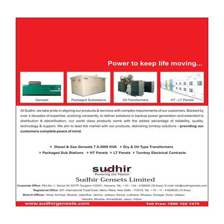 Old Corporate Ad - Sudhir Gensets Ltd. 