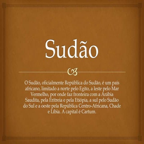 Sudão | PPTX