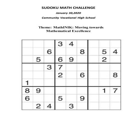 Sudoku | DOCX