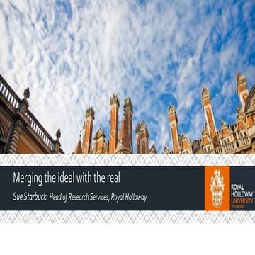 Merging the ideal with the real