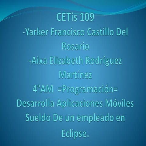 Practica 5 Sueldo de un trabajador